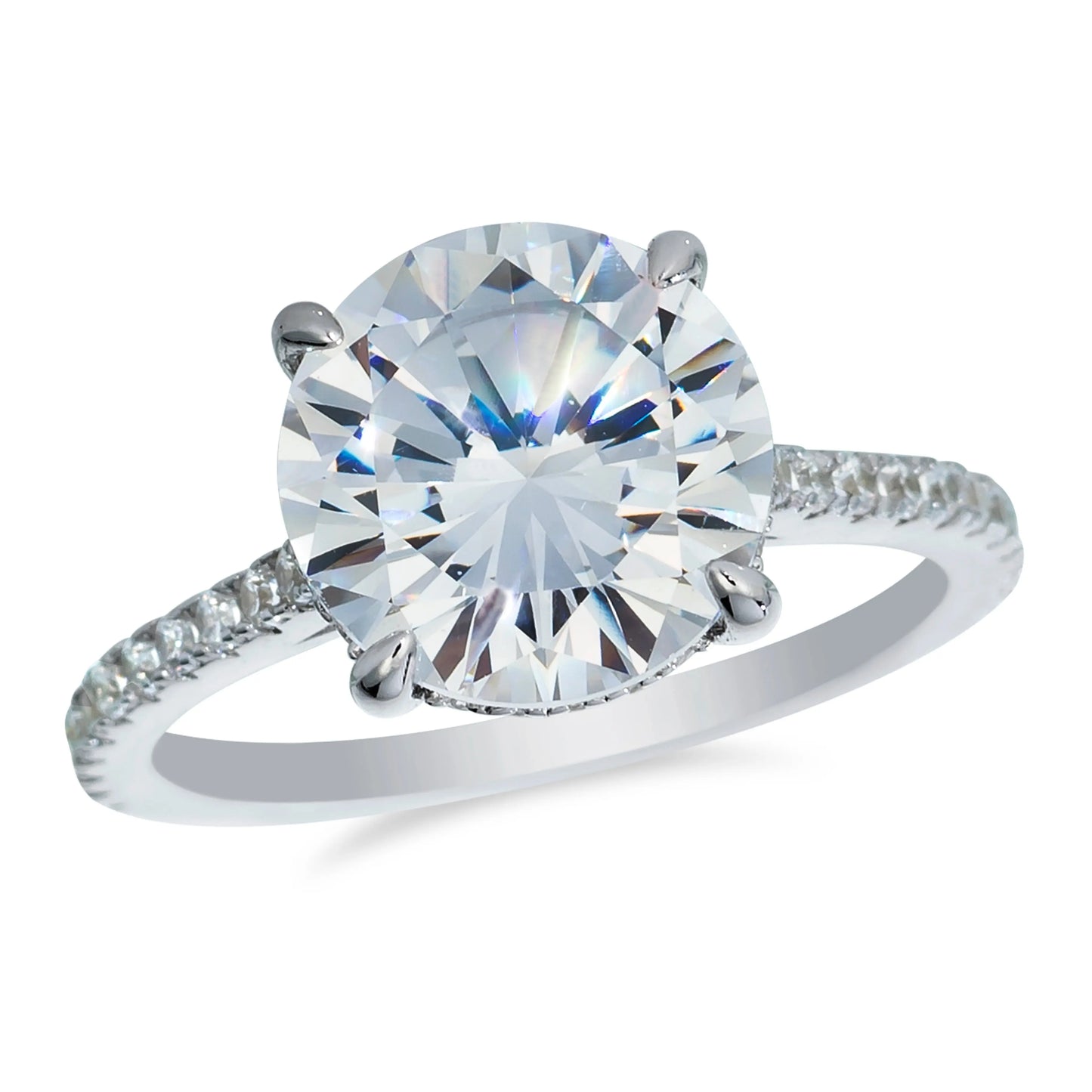 Celine 4 Carat Skinny Ring Anna Zuckerman