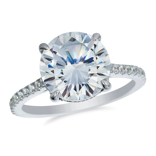 Celine 4 Carat Skinny Ring Anna Zuckerman