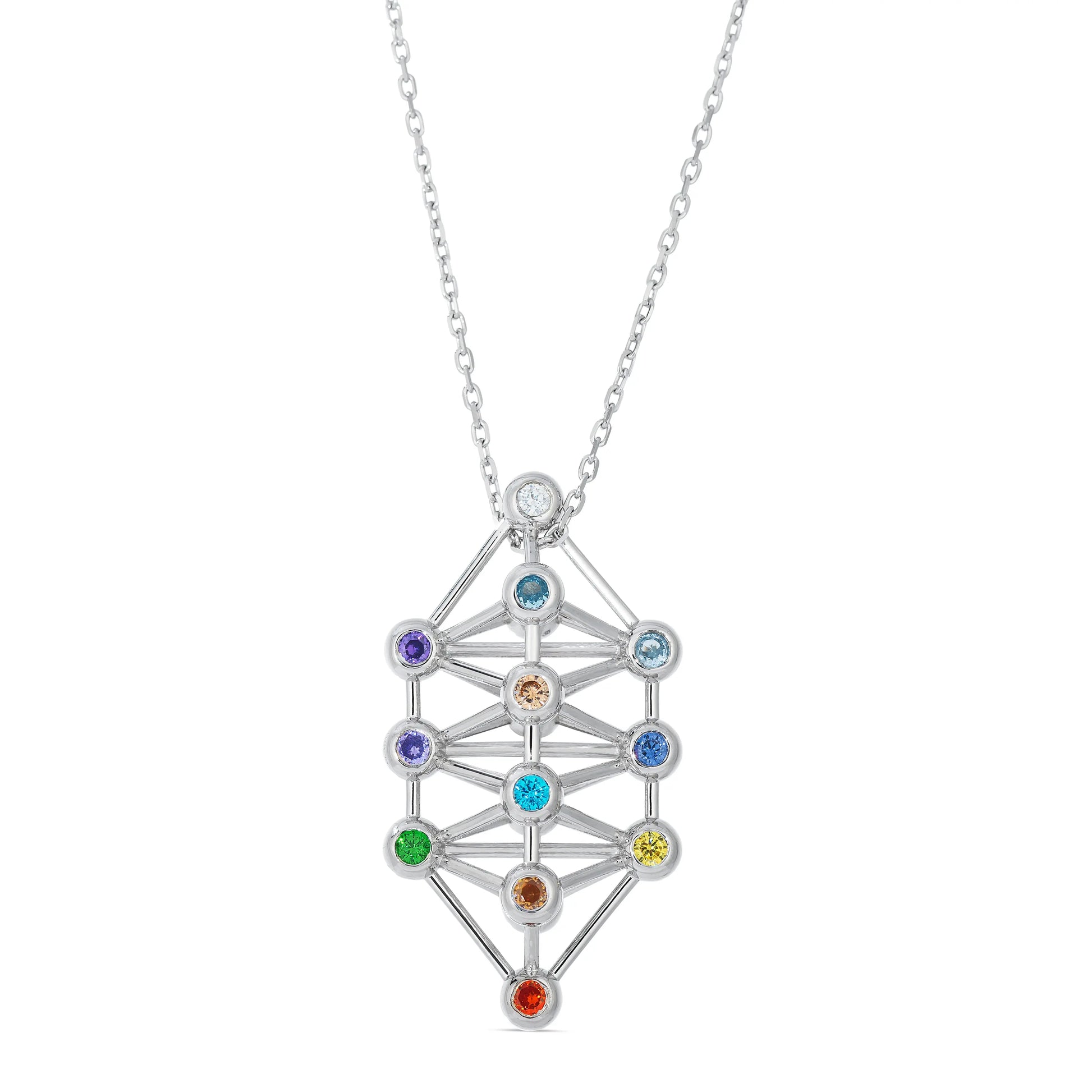 Chakra Crystal Healing Necklace Anna Zuckerman