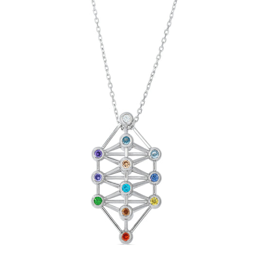 Chakra Crystal Healing Necklace Anna Zuckerman