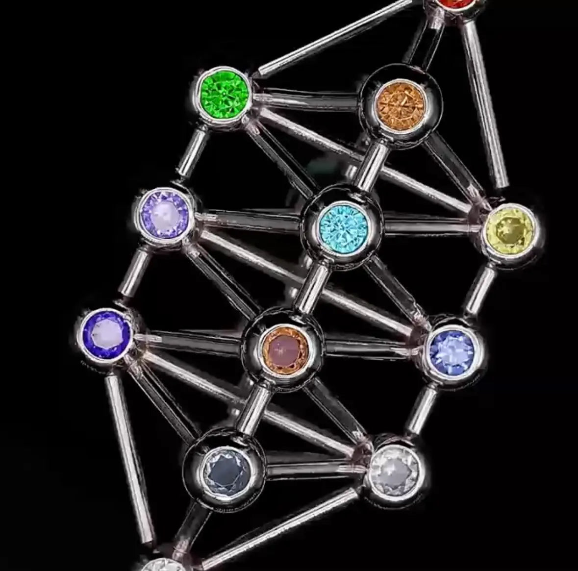 Chakra Crystal Healing Necklace Anna Zuckerman