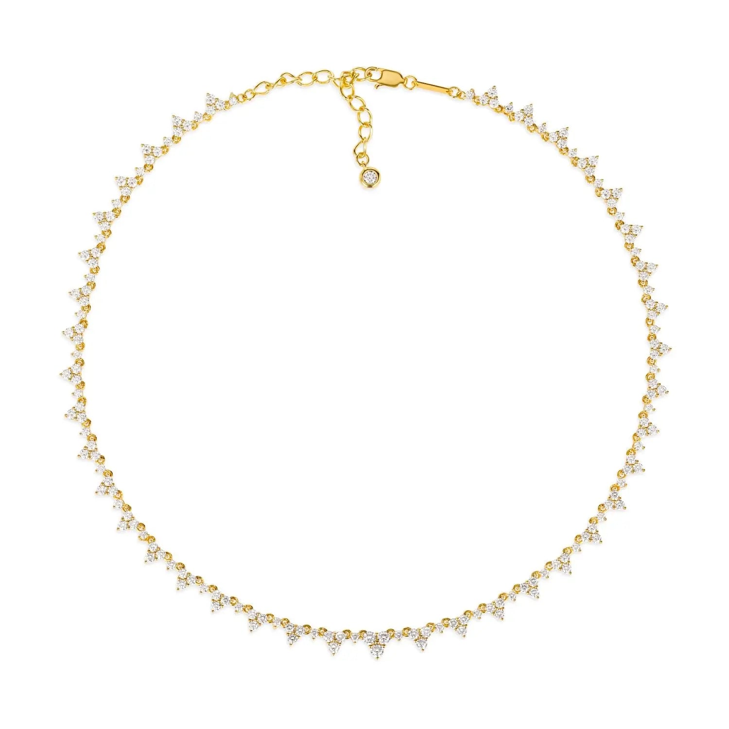 Anna Zuckerman Chelsea Diamond Crystalline Choker