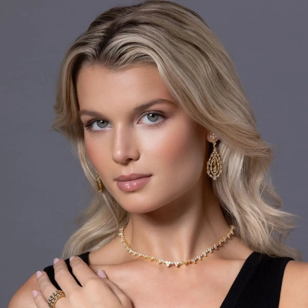 Chelsea Diamond Crystalline Choker Anna Zuckerman Retail