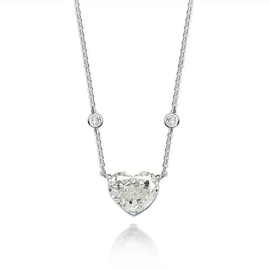 Chloe Zoe Necklace in White Crystalline - Anna Zuckerman