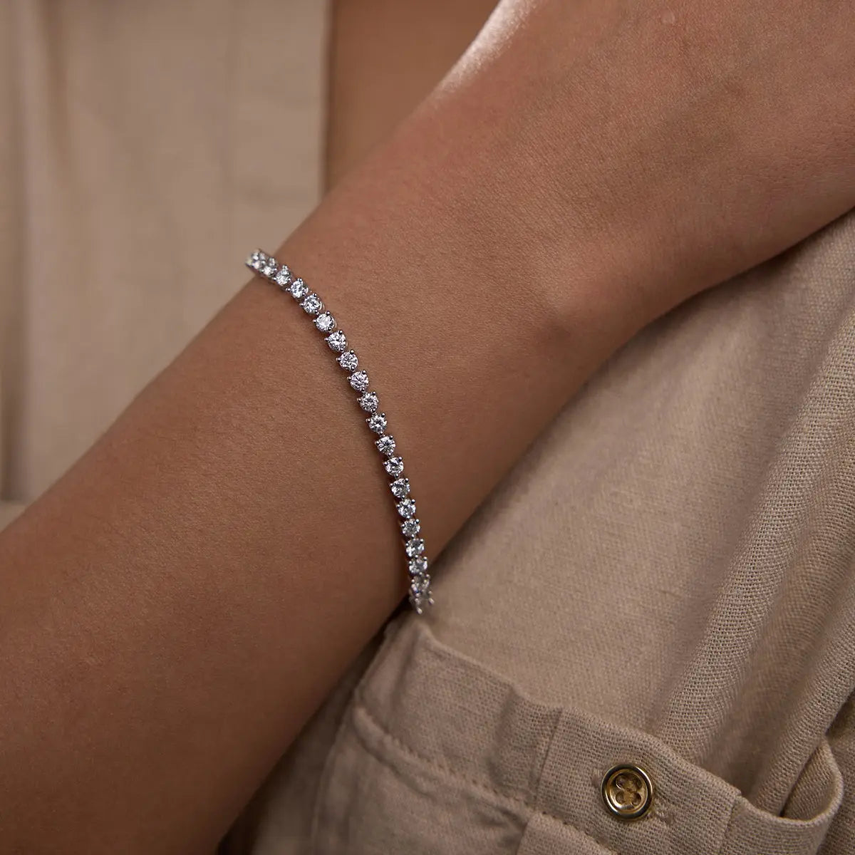 Classic 8 Carat Tennis Bracelet Anna Zuckerman Retail