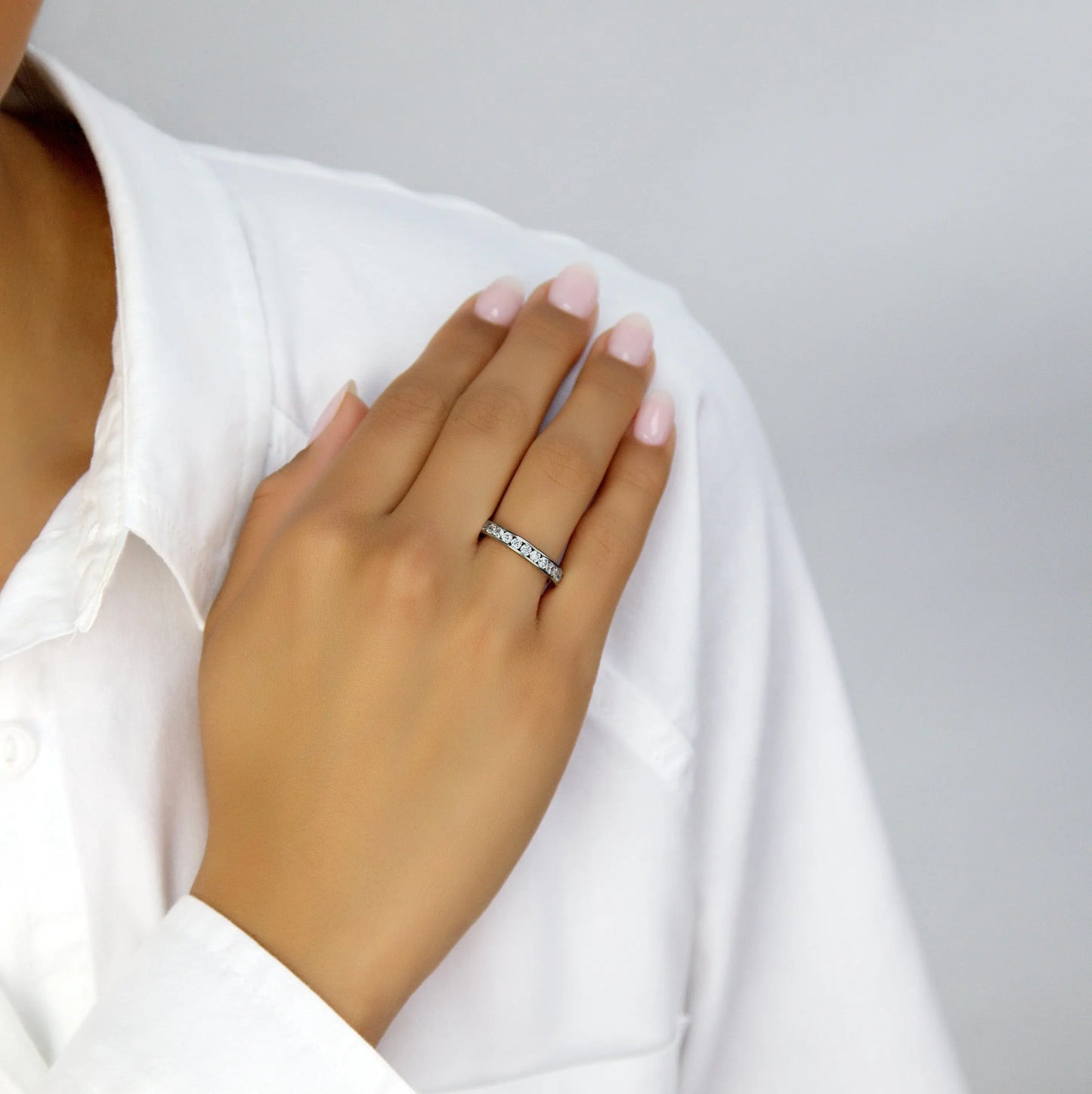Classic Channel Set Ring - Anna Zuckerman
