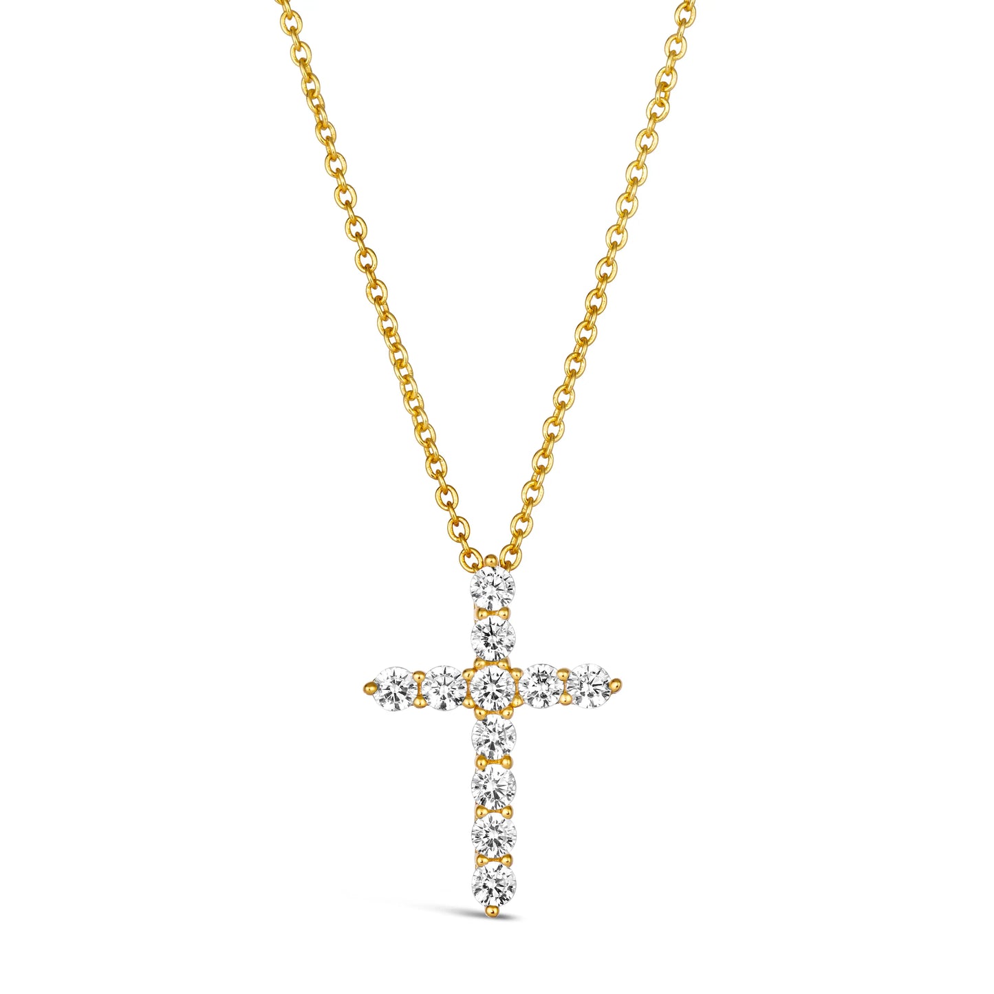 Classic Cross Necklace - Anna Zuckerman