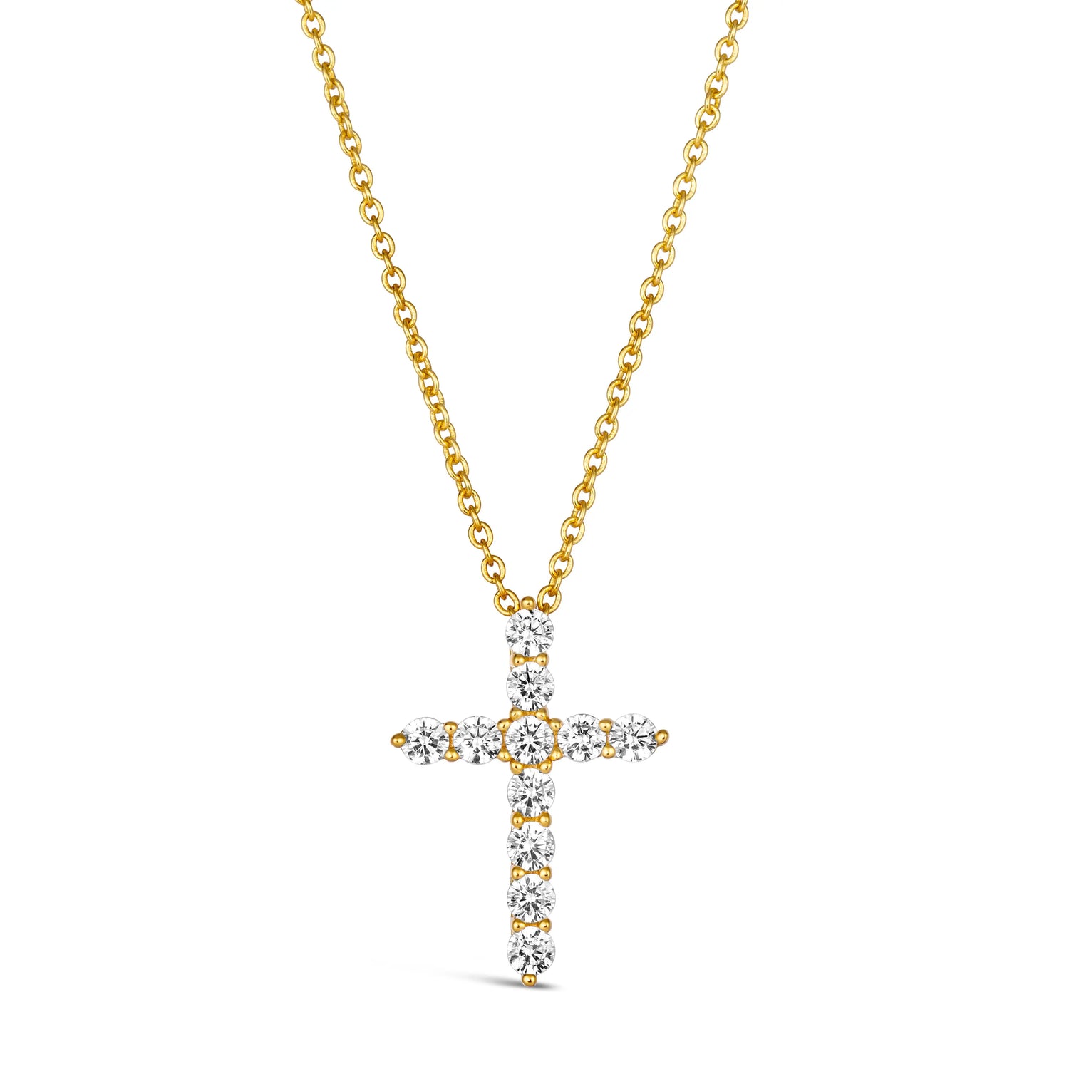 Classic Cross Necklace - Anna Zuckerman