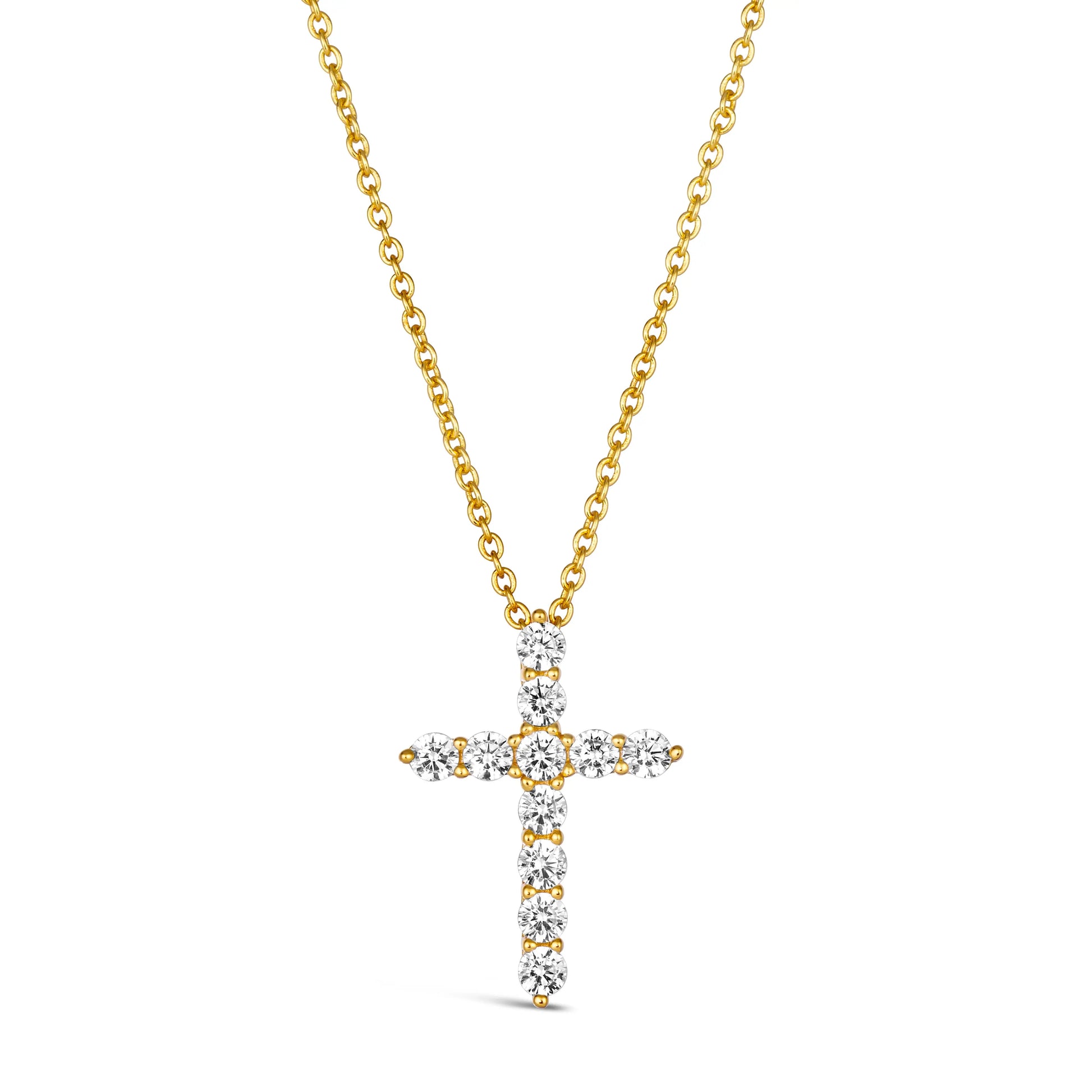 Classic Cross Necklace - Anna Zuckerman
