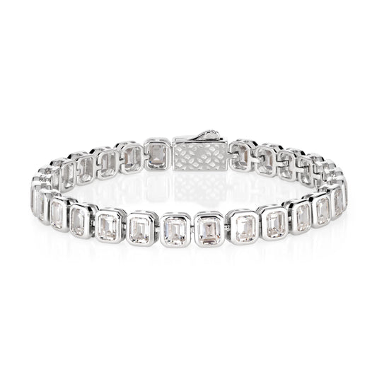 Classique Emerald Cut 12 Carat Bracelet - Anna Zuckerman