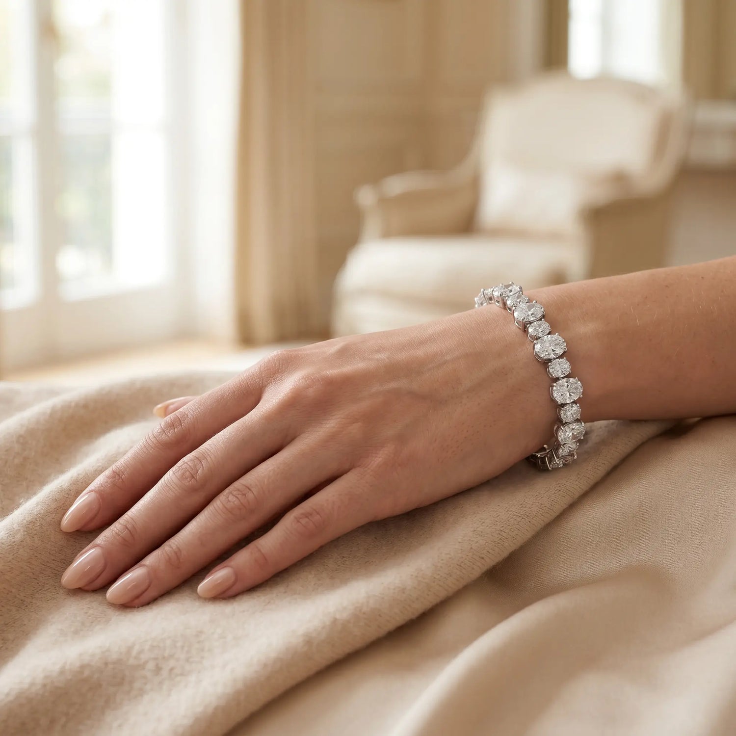 Coco Oval Tennis Bracelet