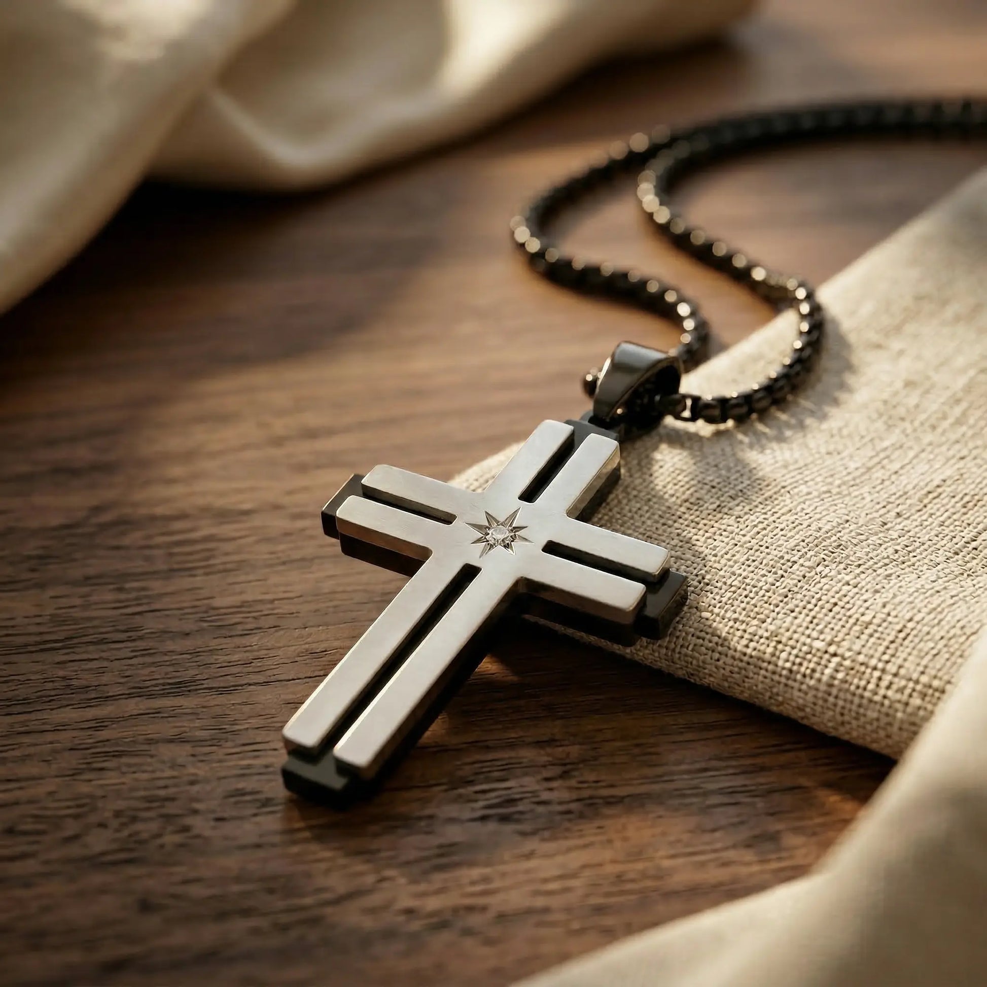 Cole Cross Necklace Anna Zuckerman