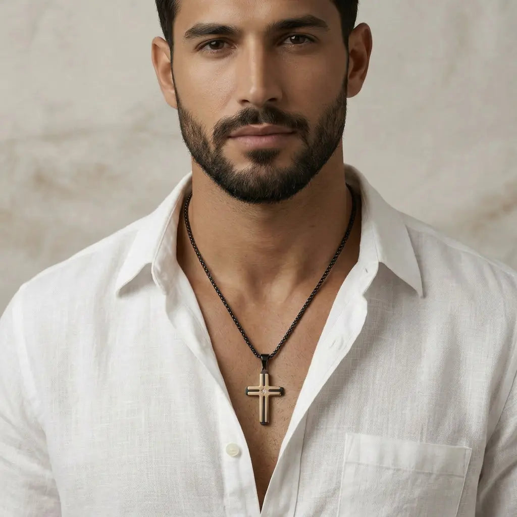 Cole Cross Necklace Anna Zuckerman