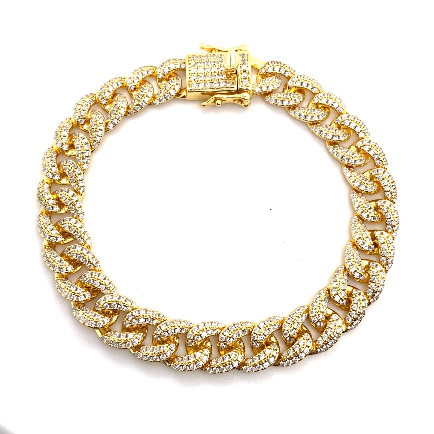 Men's 8 mm Havana Cuban Link Bracelet