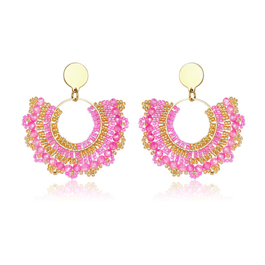 CoralSandEarrings