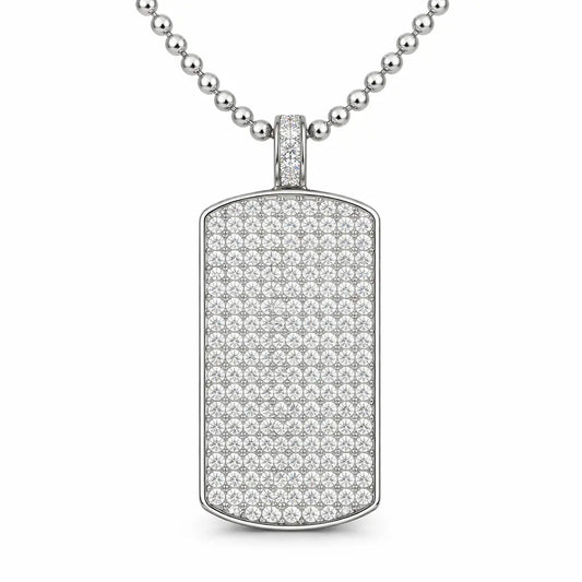 Core Diamond Tag Necklace Anna Zuckerman