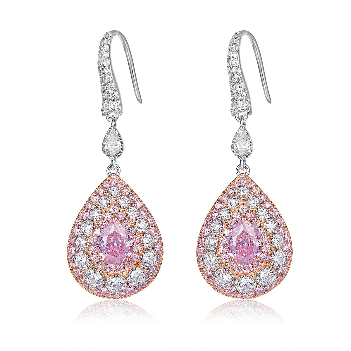 Cote de Rose Teardrop Earrings Anna Zuckerman