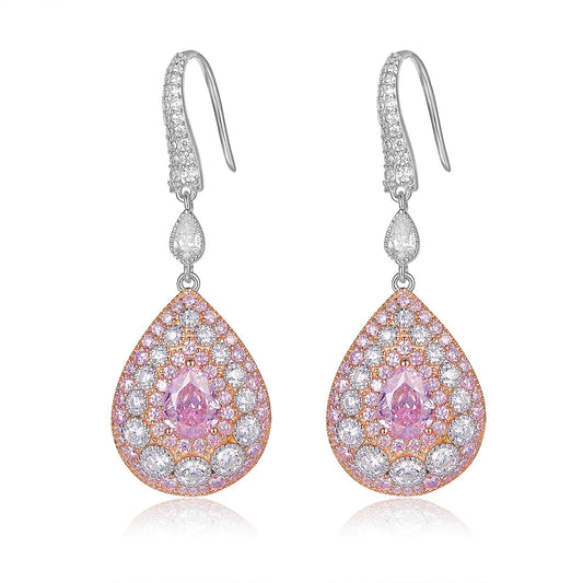 Cote de Rose Teardrop Earrings Anna Zuckerman