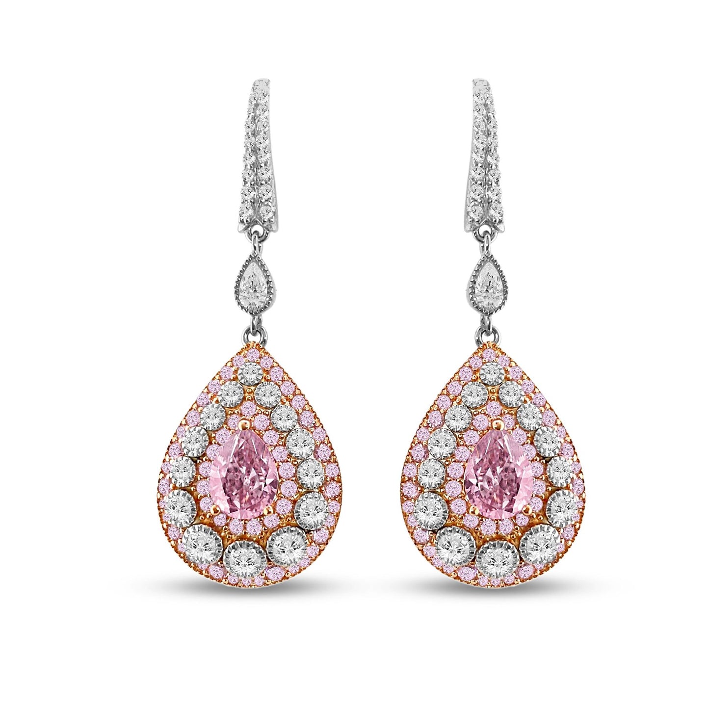 Cote de Rose Teardrop Earrings