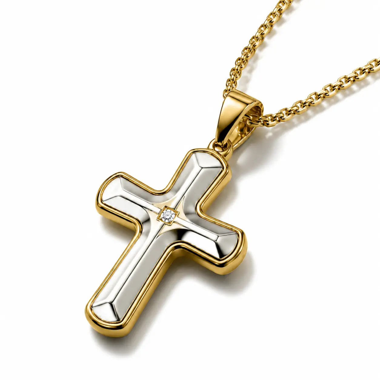 Creed Cross Necklace