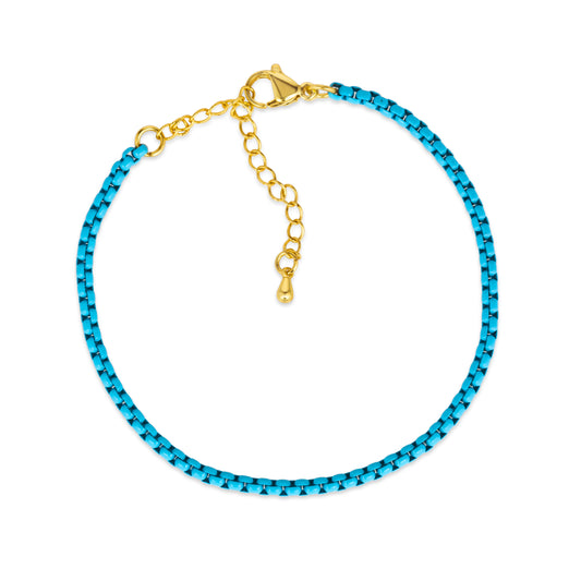 Enamel Link Chain Bracelet - Anna Zuckerman Bracelet