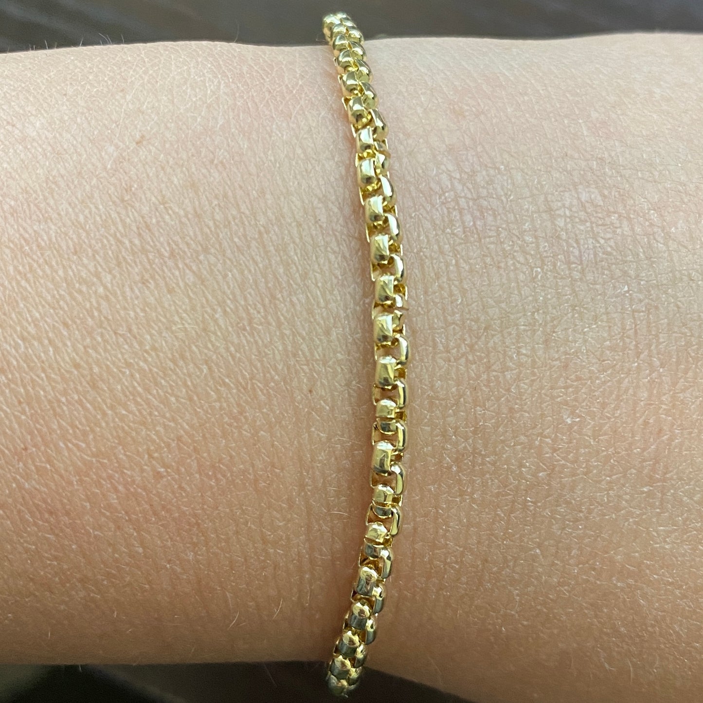 Enamel Chain Link Anklet