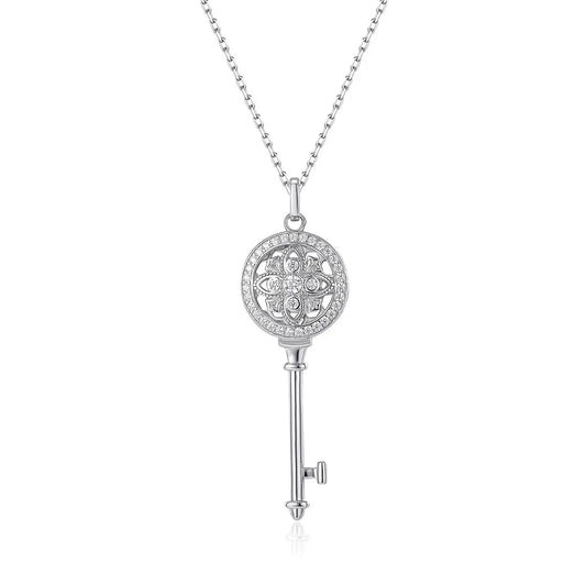 Crystalline Key Necklace Anna Zuckerman