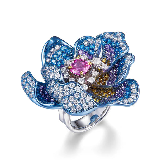 Dahlia Azur Ring Anna Zuckerman