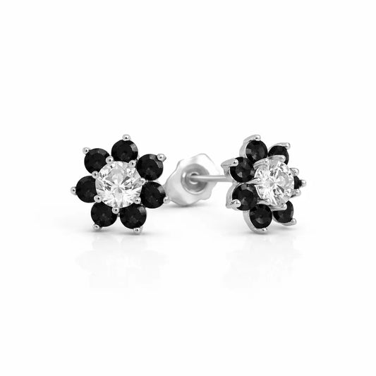 Daisy Studs by AZ Essentials in Black Diamond Anna Zuckerman