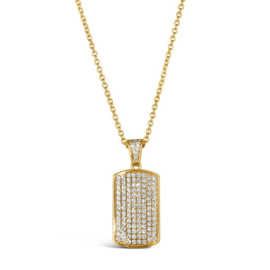 Date Night Necklace in Pave - Anna Zuckerman