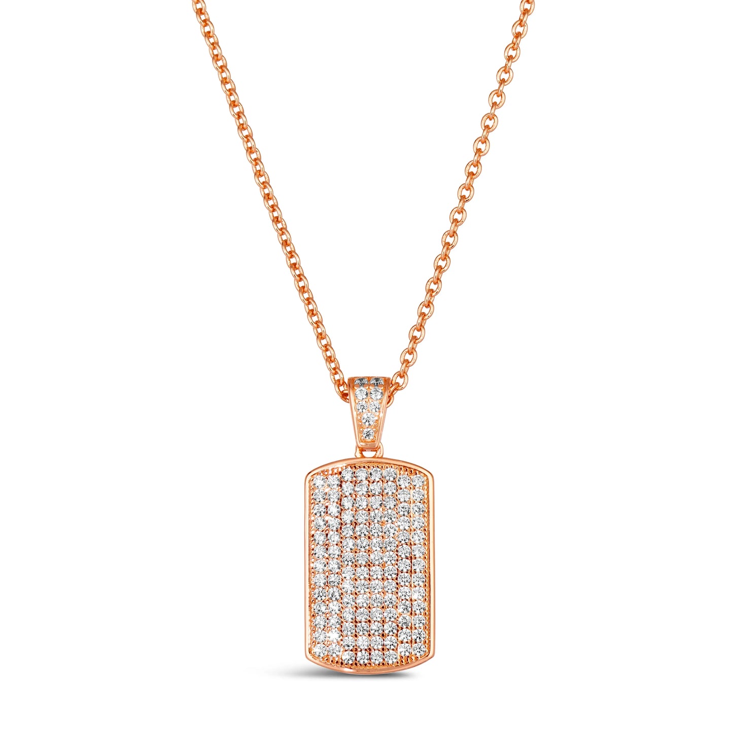Date Night Necklace in Pave - Anna Zuckerman