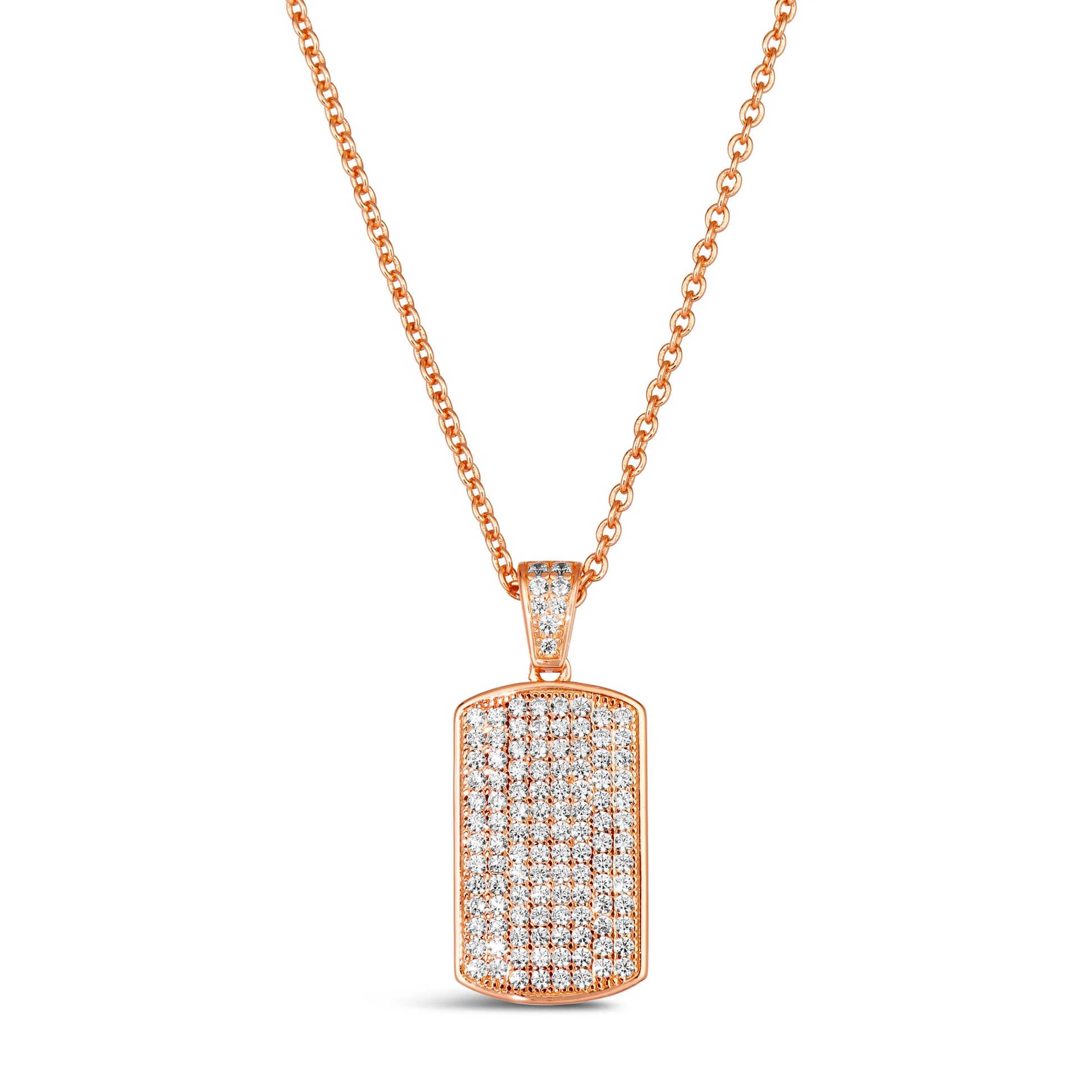 Date Night Necklace in Pave - Anna Zuckerman