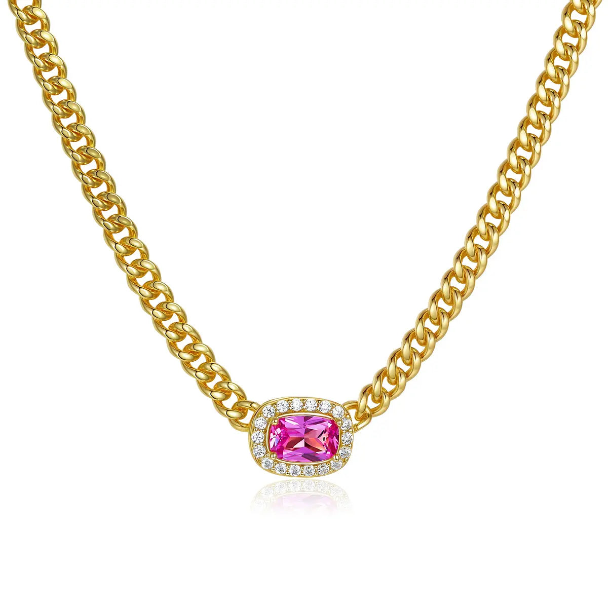 DeLuca Chocker with Pink Sapphire Anna Zuckerman