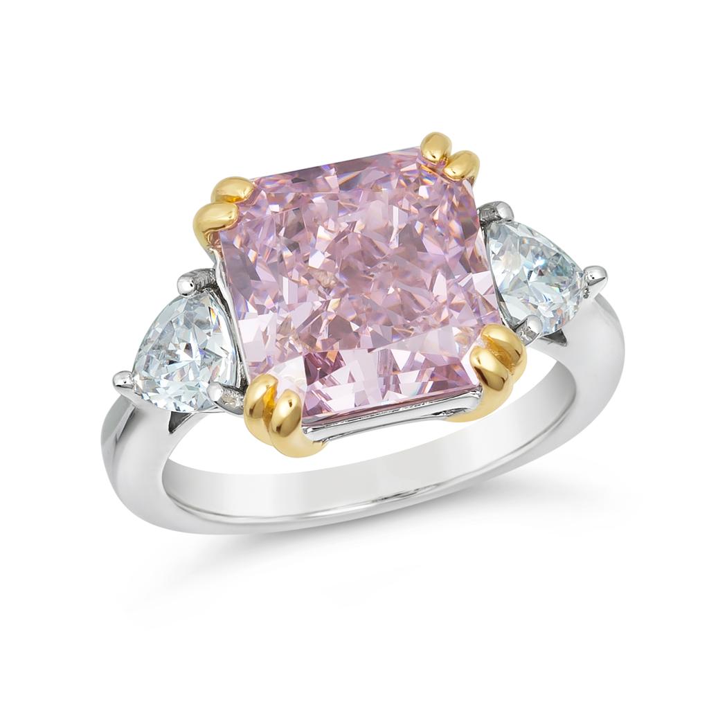 Allura 3 Stone Diamond Crystalline Ring - Anna Zuckerman Rings