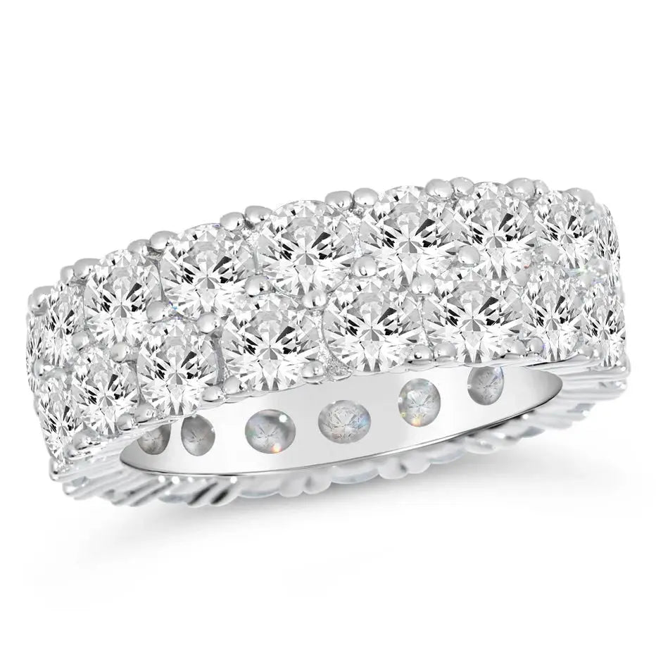 Double Row Infinity Ring 8 Carat Anna Zuckerman