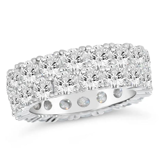 Double Row Infinity Ring 8 Carat Anna Zuckerman