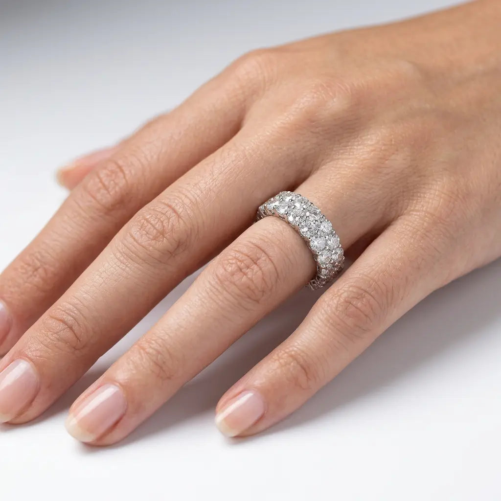 CHIEKO+ N°8 K18YG kotama eternity ring00 8 Carat Statement Ring | Anna Zuckerman