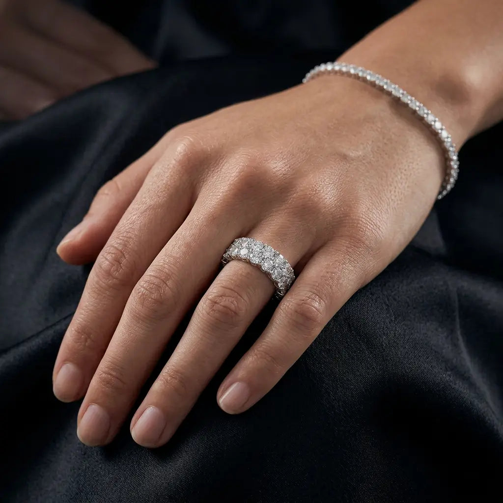 CHIEKO+ N°8 K18YG kotama eternity ring00 8 Carat Statement Ring | Anna Zuckerman