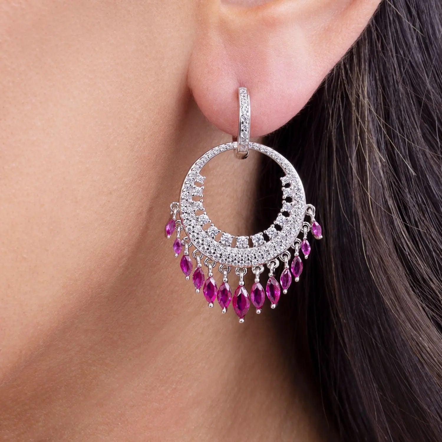 Dreamcatcher Hoop Earrings - Anna Zuckerman