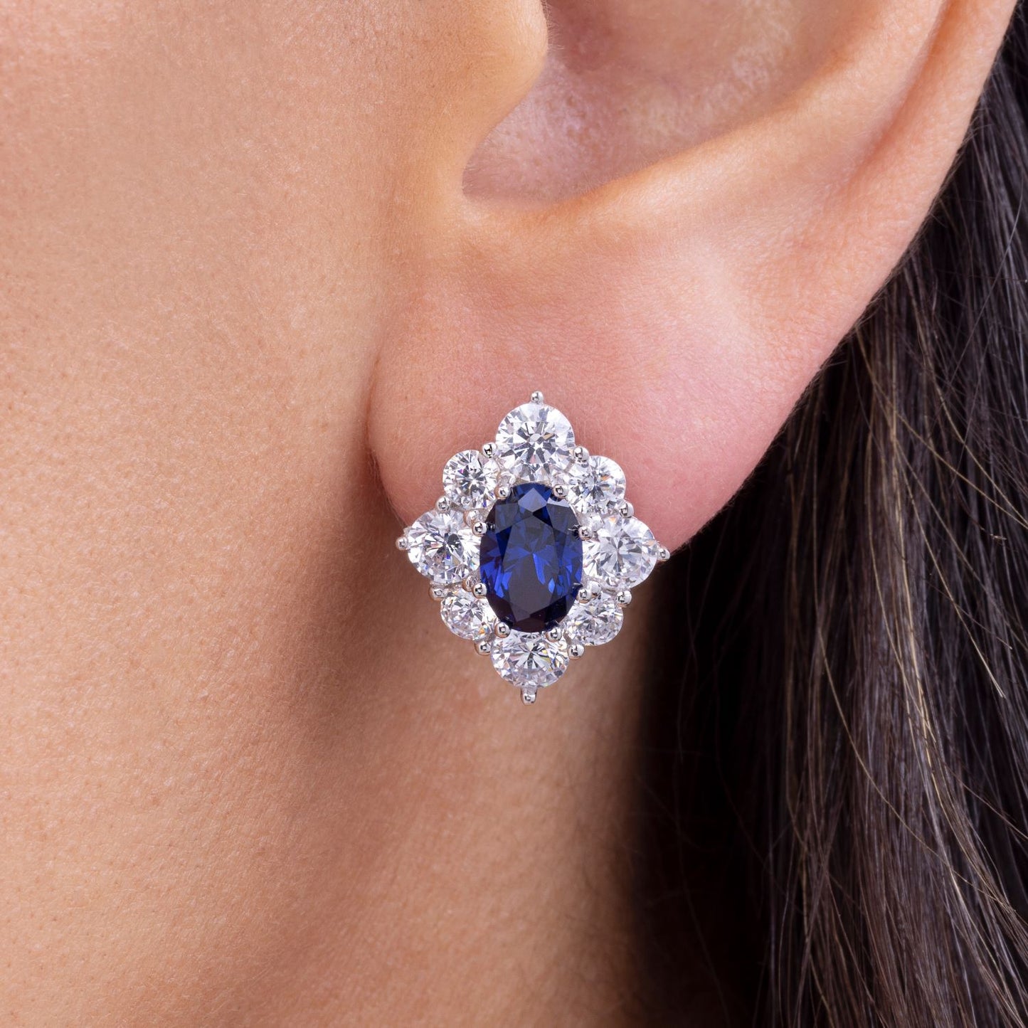 Rodeo Drive Blue Sapphire Earrings