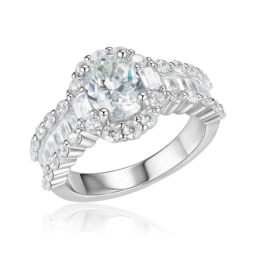 Edith Cocktail Ring in G/H Color Anna Zuckerman