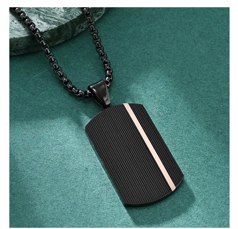 Anna Zuckerman El Camino Dog Tag Necklace