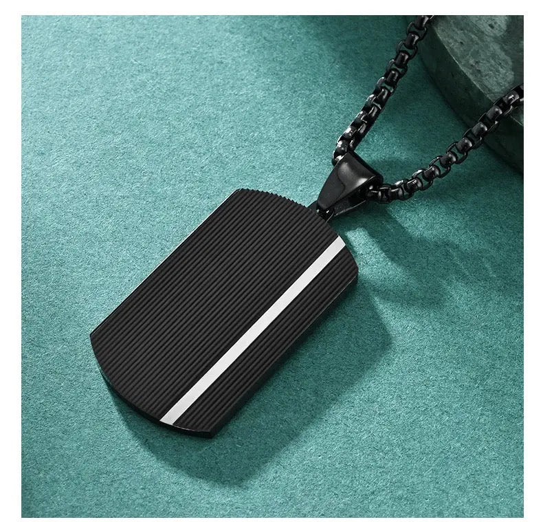El Camino Dog Tag Necklace Anna Zuckerman