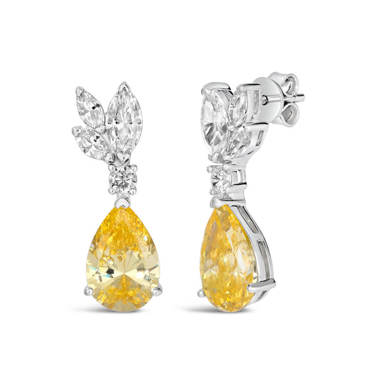 Boudoir Diamond Crystalline Earring Drops
