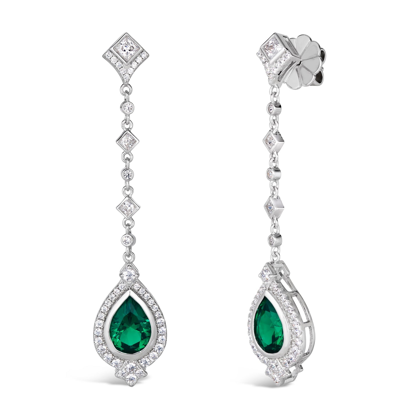 St. Michelle Emerald Elongated Drops