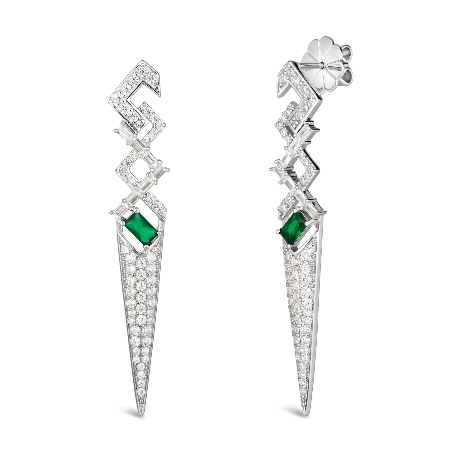 Emerald Envy Earrings Anna Zuckerman Retail