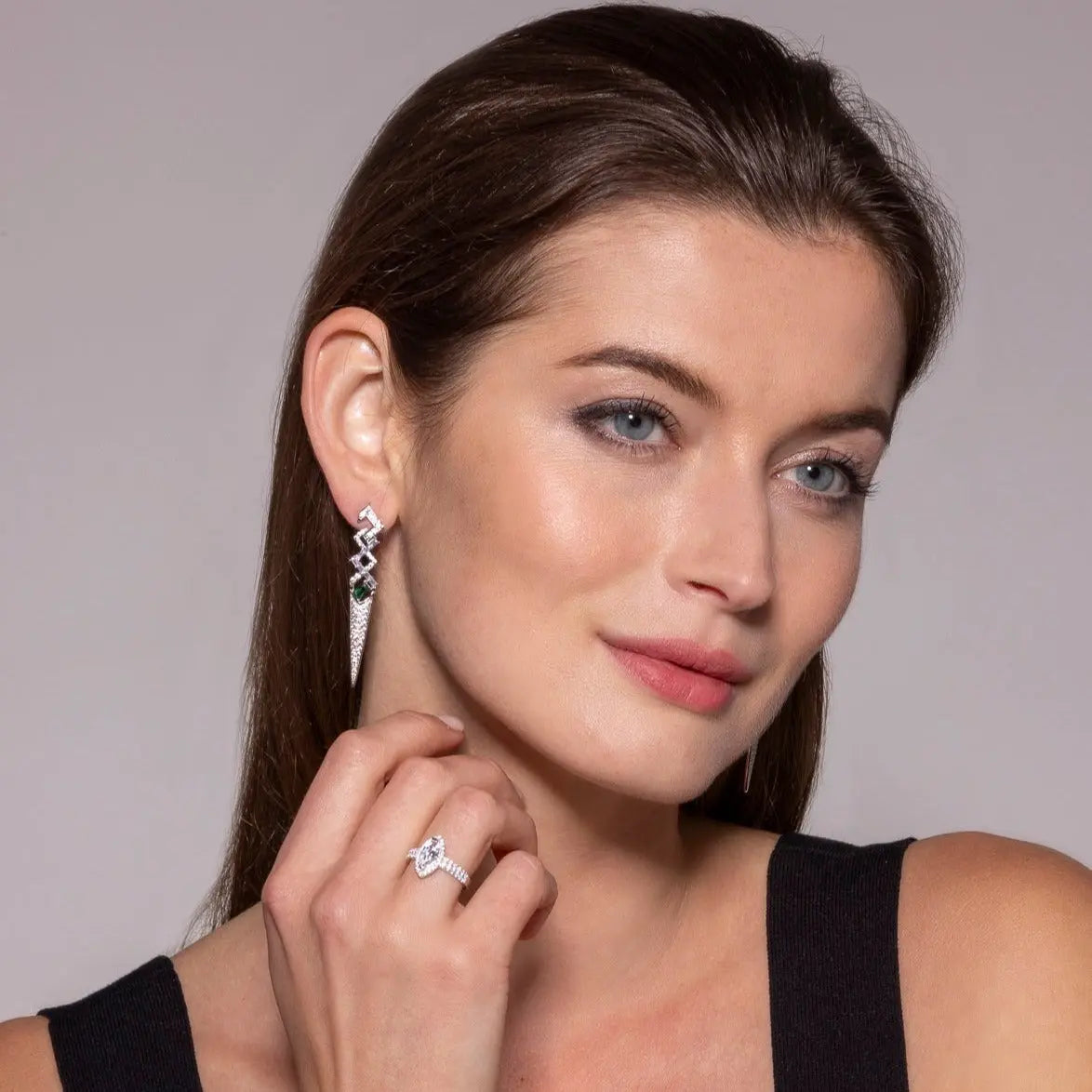 Emerald Envy Earrings Anna Zuckerman Retail