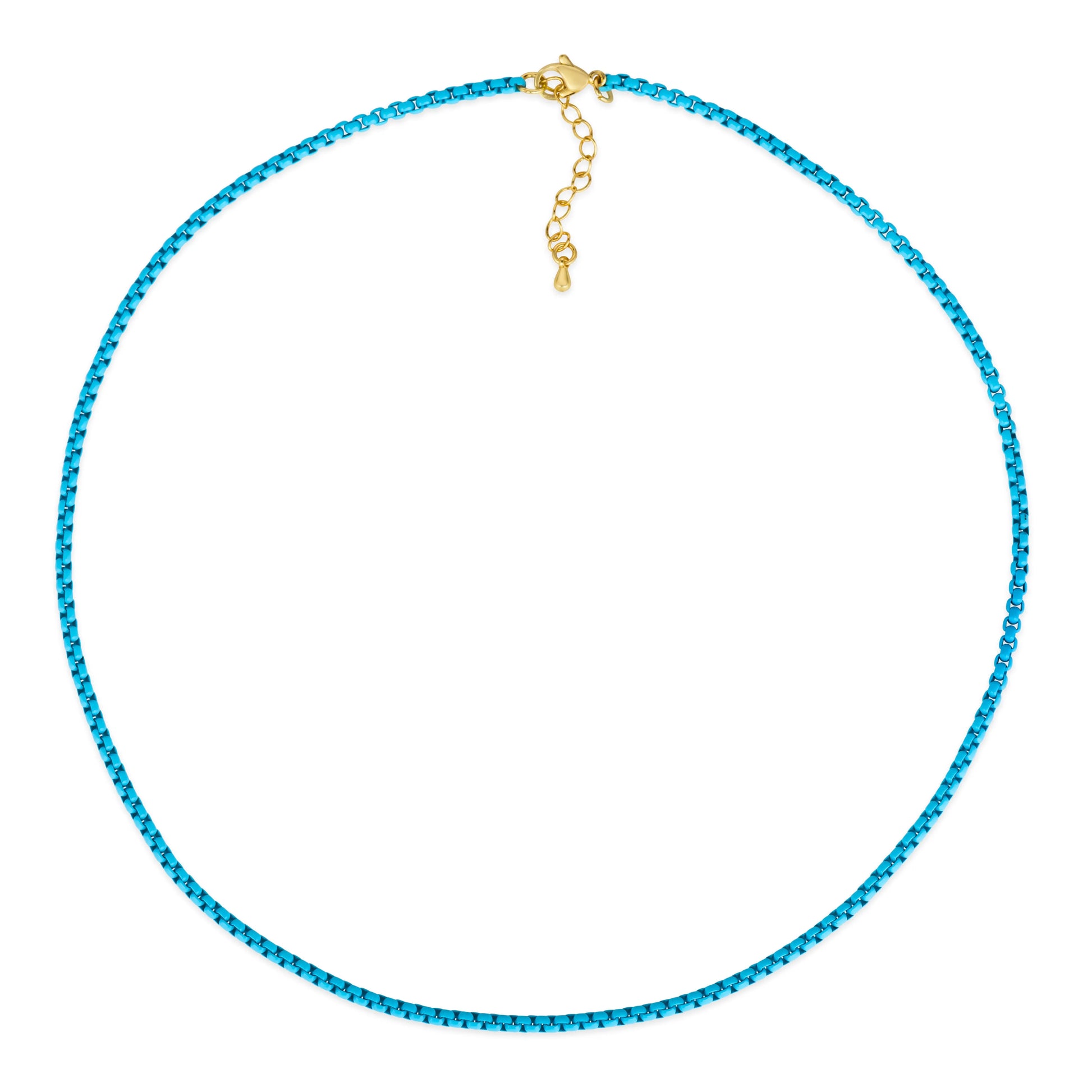 Enamel Link Chain Necklace - Anna Zuckerman