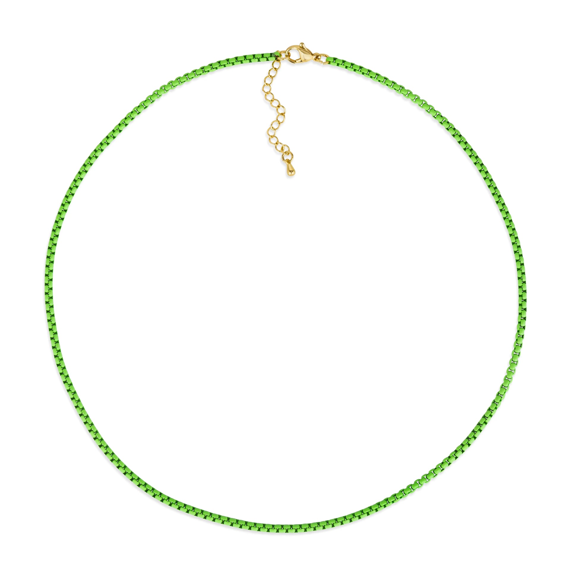 Enamel Link Chain Necklace - Anna Zuckerman