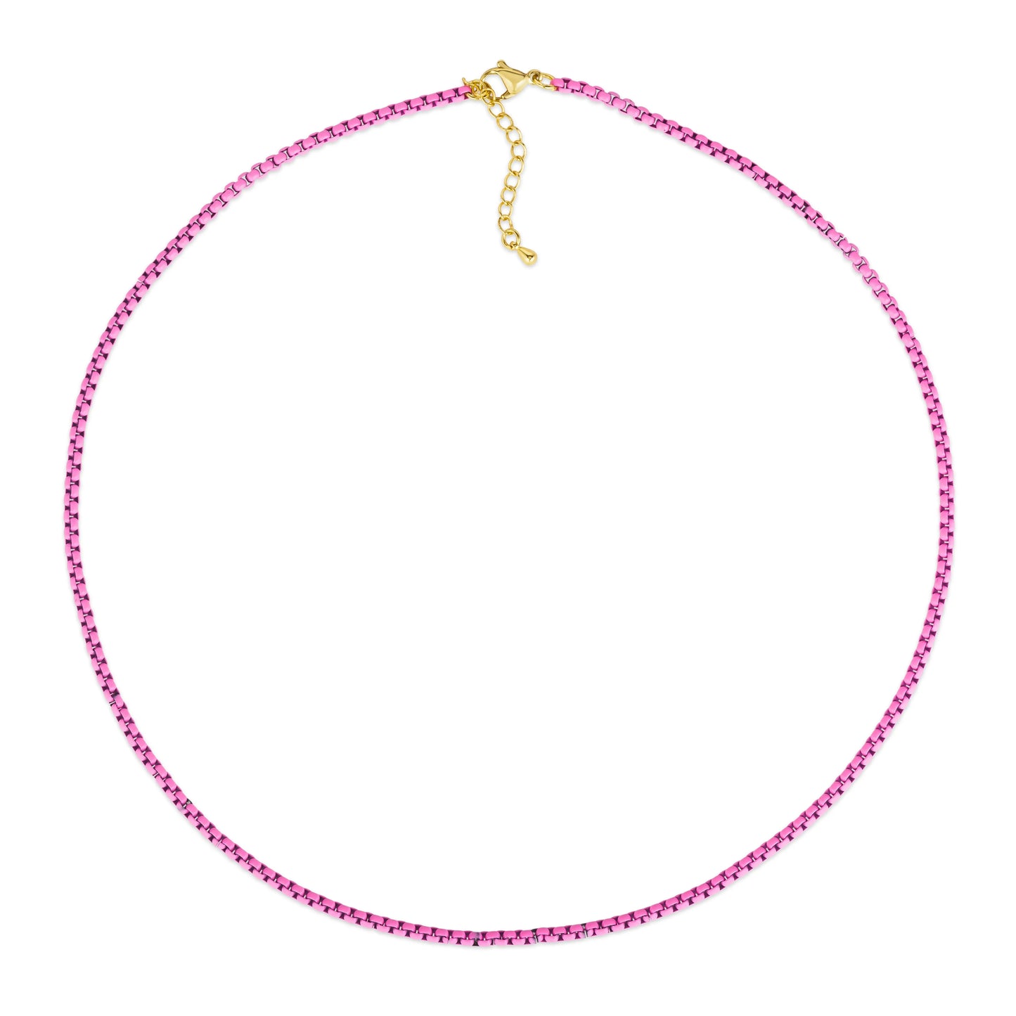 Enamel Link Chain Necklace - Anna Zuckerman